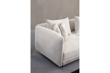 Floransa 4-sits Soffa med Divan - Vit - Möbler - Soffa - Divansoffa & schäslongsoffa - 4 sits soffa med divan