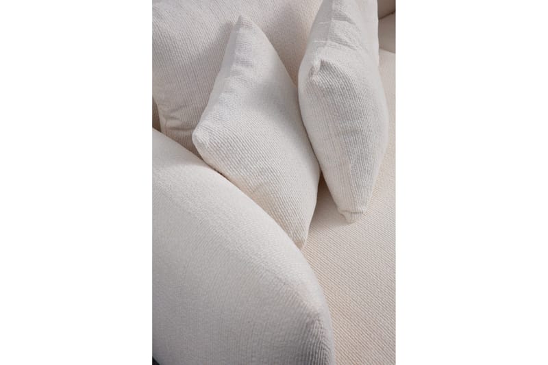 Floransa 4-sits Soffa med Divan - Vit - Möbler - Soffa - Divansoffa & schäslongsoffa - 4 sits soffa med divan