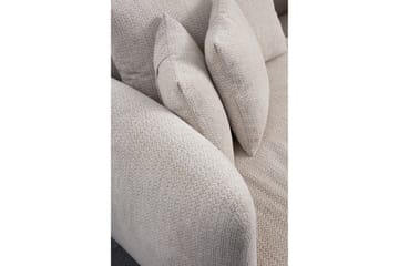 Floransa 4-sits Soffa med Divan - Vit - Möbler - Soffa - Divansoffa & schäslongsoffa - 4 sits soffa med divan