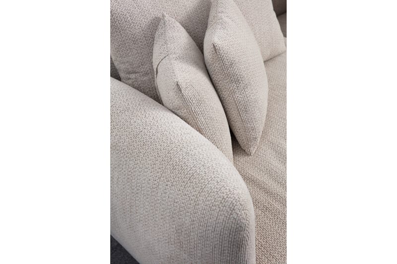 Floransa 4-sits Soffa med Divan - Vit - Möbler - Soffa - Divansoffa & schäslongsoffa - 4 sits soffa med divan