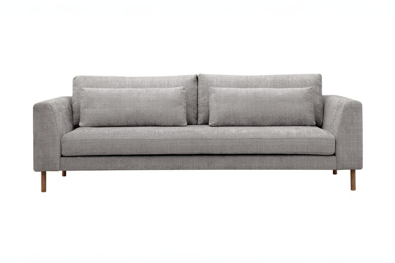 Florenz 3-sits Soffa i Chenille, Ljusgrå