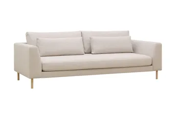 Florenz 3-sits Tygsoffa - Beige - Möbler - Soffa - 3 sits soffa