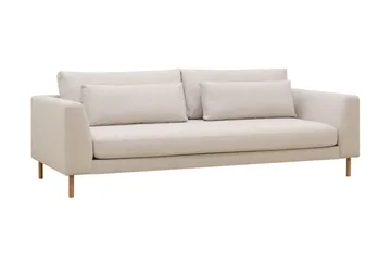 Florenz 3-sits Tygsoffa - Beige - Möbler - Soffa - 3 sits soffa
