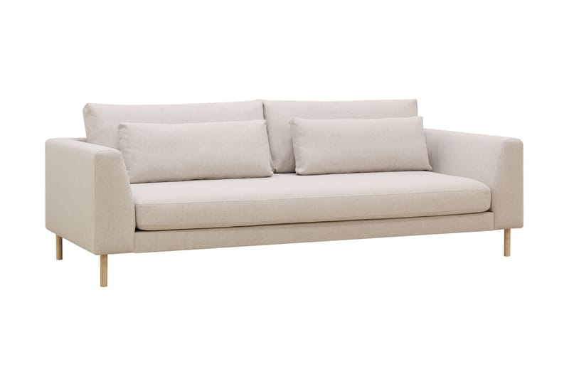 Florenz 3-sits Tygsoffa - Beige - Möbler - Soffa - 3 sits soffa