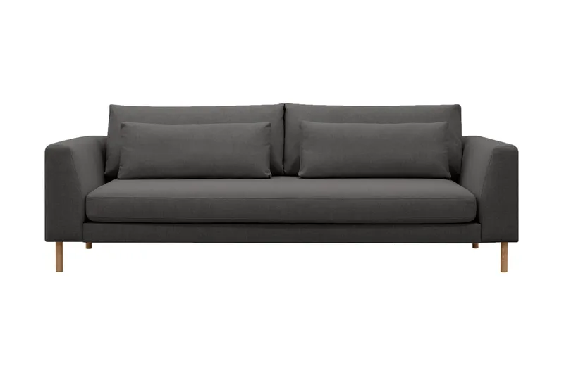 Florenz 3-sits Tygsoffa - Mörkgrå - Möbler - Soffa - 3 sits soffa