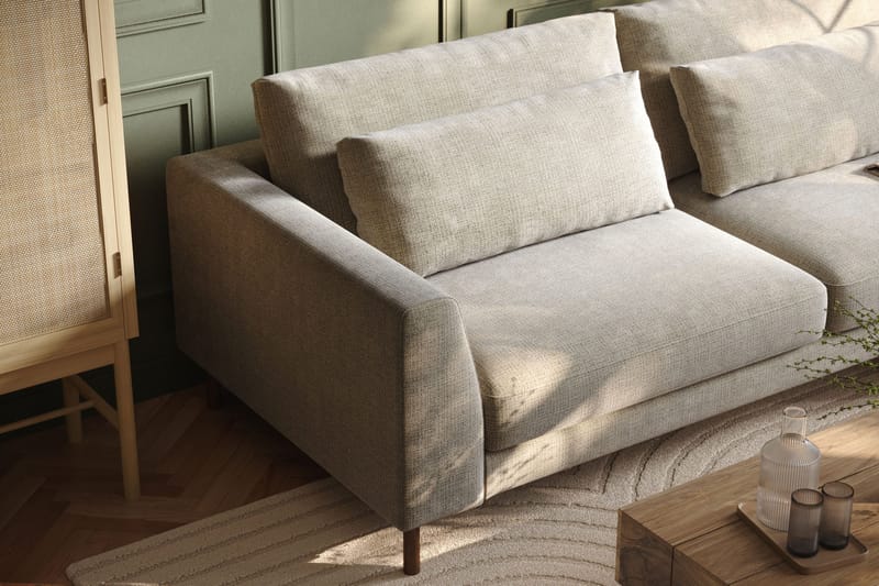 Florenz Soffa i Chenille - Grå|Beige - Möbler - Soffa - 3 sits soffa