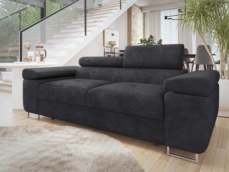 Gabina 2-sits Soffa - svart - Möbler - Soffa - 3 sits soffa