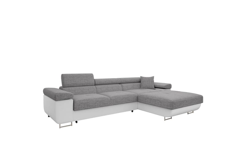 Gabina Soffa med Divan 3-sits - Grå/Vit - Möbler - Soffa - Skinnsoffa