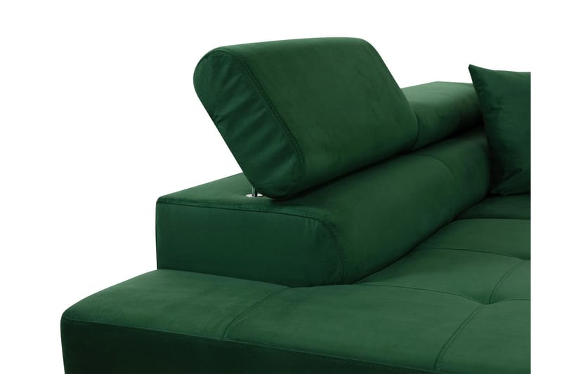 Gabina Soffa med Divan och Schäslong 4-sits - Grön - Möbler - Soffa - Divansoffa & schäslongsoffa - 4 sits soffa med divan