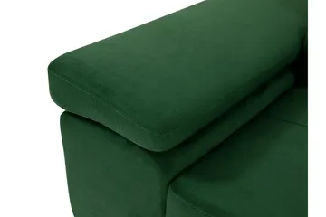Gabina Soffa med Schäslong 3-sits - Röd - Möbler - Soffa - Sammetssoffa