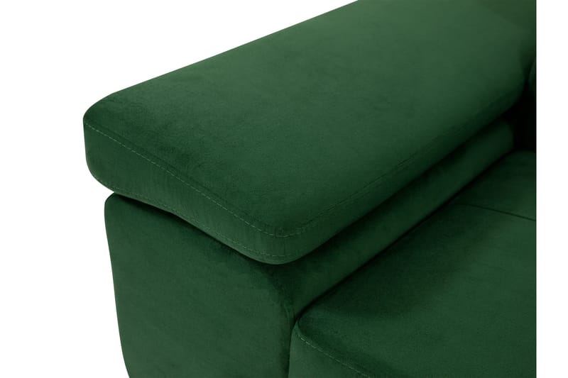 Gabina Soffa med Schäslong 3-sits - Röd - Möbler - Soffa - Sammetssoffa