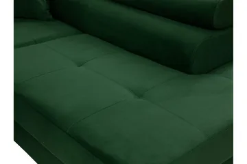 Gabina Soffa med Schäslong 3-sits - Röd - Möbler - Soffa - Sammetssoffa