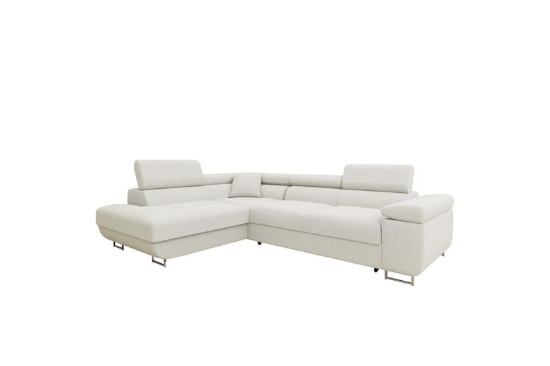Gabina Soffa med Schäslong 3-sits - Vit - Möbler - Soffa - Divansoffa & schäslongsoffa - 3 sits soffa med divan