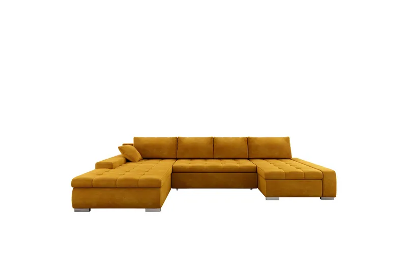 Gamal Soffa Dubbeldivan 4-sits - Brun - Möbler - Soffa - Sammetssoffa