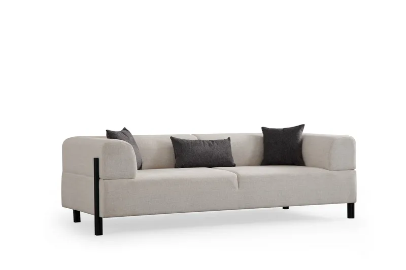 Gio 3-sits Soffa, Vit