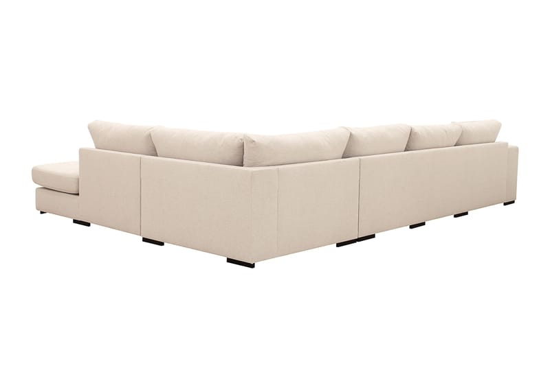 Grande 5-sits Soffa med Schäslong Höger - Beige Tyg - Möbler - Soffa - Divansoffa & schäslongsoffa