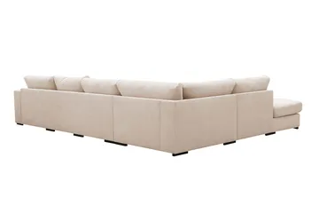 Grande 5-sits Soffa med Schäslong Vänster - Beige Manchester - Möbler - Soffa - Divansoffa & schäslongsoffa