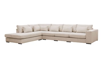 Grande 5-sits Soffa med Schäslong Vänster - Beige Manchester - Möbler - Soffa - Divansoffa & schäslongsoffa