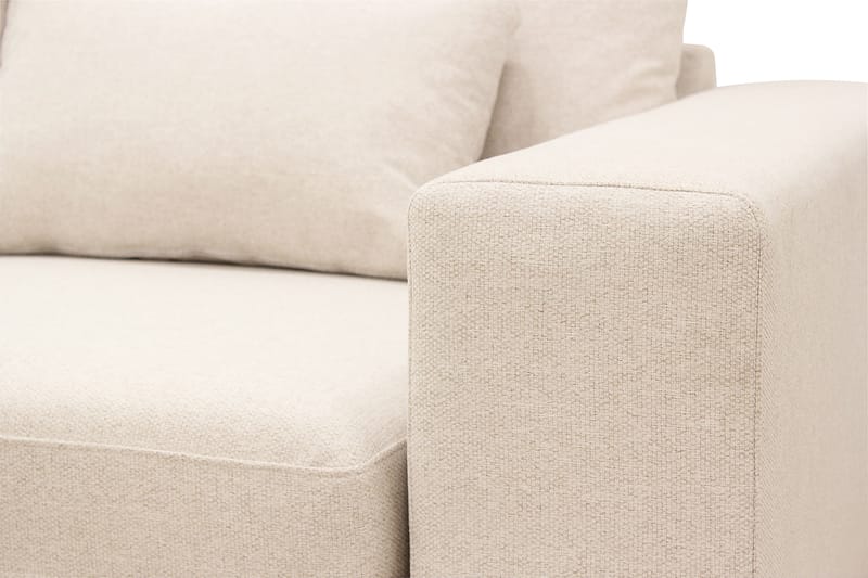 Grande 5-sits Soffa med Schäslong Vänster - Beige Tyg - Möbler - Soffa - Divansoffa & schäslongsoffa