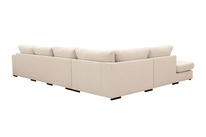 Grande 5-sits Soffa med Schäslong Vänster - Beige Tyg - Möbler - Soffa - Divansoffa & schäslongsoffa