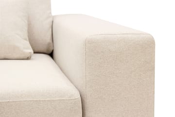 Grande 5-sits Soffa med Schäslong Vänster - Beige Tyg - Möbler - Soffa - Divansoffa & schäslongsoffa