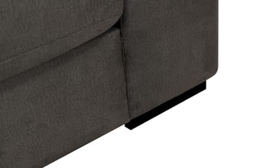 Grande 5-sits Soffa med Schäslong Vänster - Mörkgrå Sammet - Möbler - Soffa - Sammetssoffa
