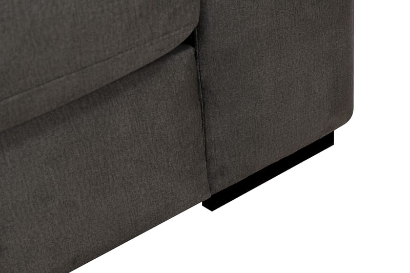 Grande 5-sits Soffa med Schäslong Vänster - Mörkgrå Sammet - Möbler - Soffa - Sammetssoffa