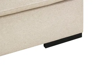 Grande 5-sits U-Soffa med Divan Höger - Beige Tyg - Möbler - Soffa - U-soffa