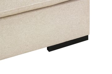 Grande 5-sits U-Soffa med Divan Höger - Beige Tyg - Möbler - Soffa - U-soffa