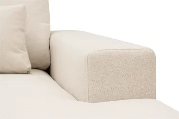 Grande 5-sits U-Soffa med Divan Höger - Beige Tyg - Möbler - Soffa - U-soffa