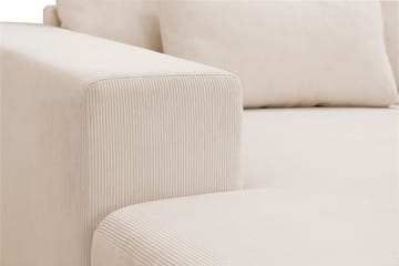 Grande 5-sits U-Soffa med Divan Vänster - Beige Manchester - Möbler - Soffa - U-soffa