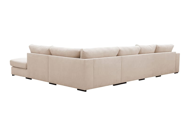 Grande 5-sits U-Soffa med Divan Vänster - Beige Manchester - Möbler - Soffa - U-soffa