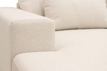 Grande 5-sits U-Soffa med Divan Vänster - Beige Tyg - Möbler - Soffa - U-soffa