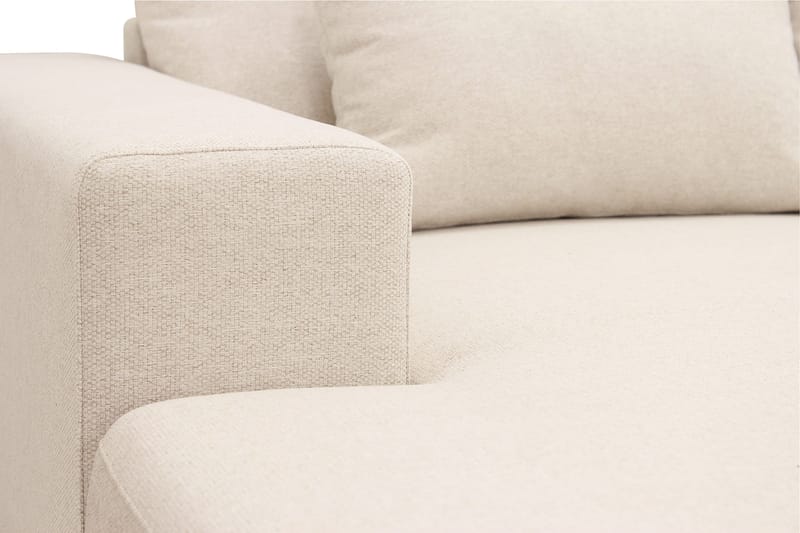 Grande 5-sits U-Soffa med Divan Vänster - Beige Tyg - Möbler - Soffa - U-soffa