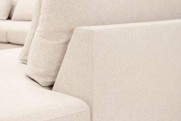 Grande 5-sits U-Soffa med Divan Vänster - Beige Tyg - Möbler - Soffa - U-soffa