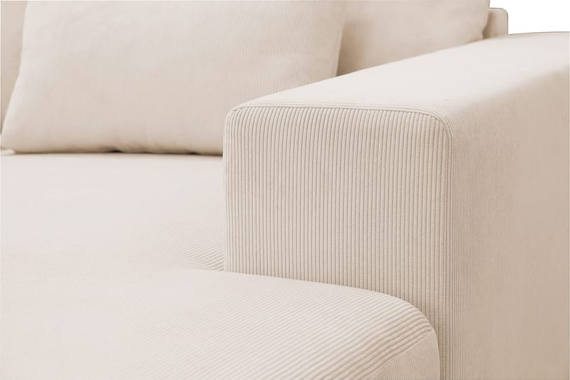 Grande 6-sits U-Soffa med Divan Höger - Beige Manchester - Möbler - Soffa - U-soffa