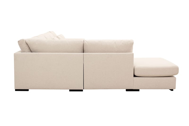 Grande 6-sits U-Soffa med Divan Höger - Beige Tyg - Möbler - Soffa - U-soffa