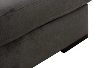 Grande 6-sits U-Soffa med Divan Höger - Mörkgrå Sammet - Möbler - Soffa - Sammetssoffa