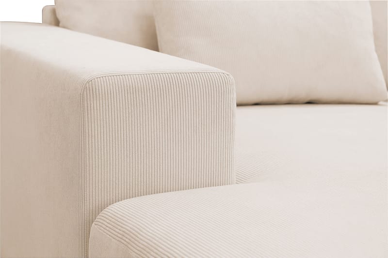 Grande 6-sits U-Soffa med Divan Vänster - Beige Manchester - Möbler - Soffa - U-soffa