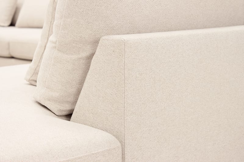 Grande 6-sits U-Soffa med Divan Vänster - Beige Tyg - Möbler - Soffa - U-soffa