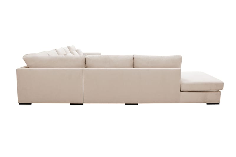 Grande Stor 7-sits U-Soffa med Divan Höger - Beige Manchester - Möbler - Soffa - U-soffa