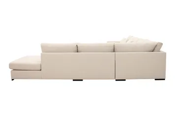 Grande Stor 7-sits U-Soffa med Divan Vänster - Beige Tyg - Möbler - Soffa - U-soffa