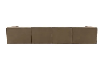 Gregor Soffa med Divan 4-sits - Brun - Möbler - Soffa - Divansoffa & schäslongsoffa - 4 sits soffa med divan