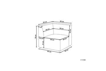 Hörnsektion Lemvig Beige - Beige - Möbler - Soffa - Modulsoffa - Hörnmodul