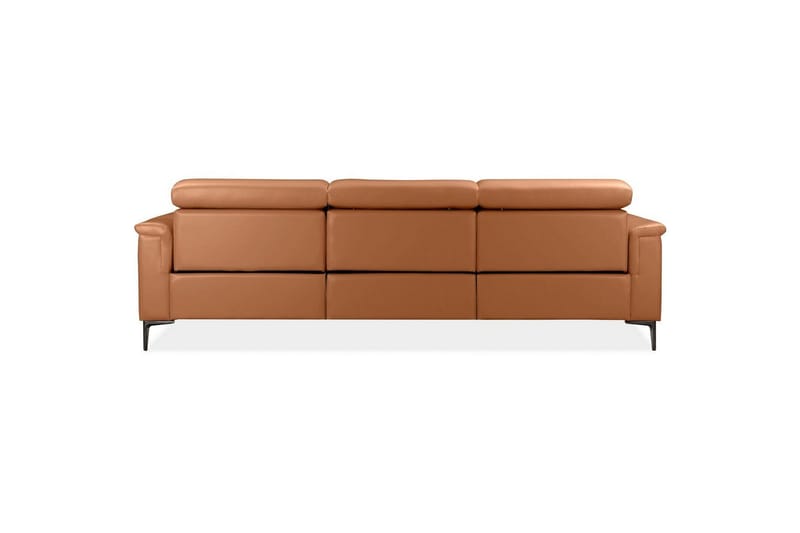 Hörnsoffa 3-sits Lund Cognac, PU, Vänster Manuell Fåtölj - Cognac, PU, Vänster Manuell Fåtölj - Möbler - Soffa - Biosoffa & reclinersoffa