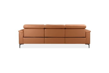 Hörnsoffa 3-sits Lund Cognac, PU, Vänster Manuell Fåtölj - Cognac, PU, Vänster Manuell Fåtölj - Möbler - Soffa - Biosoffa & reclinersoffa