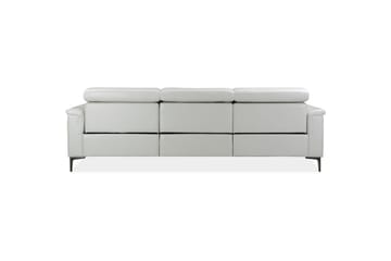 Hörnsoffa 3-sits Lund Kräm, PU, Vänster Elektrisk Fåtölj - Kräm, PU, Vänster Elektrisk Fåtölj - Möbler - Soffa - Biosoffa & reclinersoffa