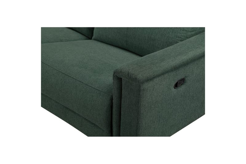 Hörnsoffa 3-sits Lund Mörkgrön, Belfast tyg, Vänster Manuell Fåtölj - Mörkgrön, Belfast tyg, Vänster Manuell Fåtölj - Möbler - Soffa - Biosoffa & reclinersoffa