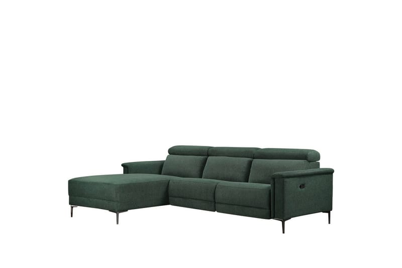 Hörnsoffa 3-sits Lund Mörkgrön, Belfast tyg, Vänster Manuell Fåtölj, Mörkgrön, Belfast tyg, Vänster Manuell Fåtölj
