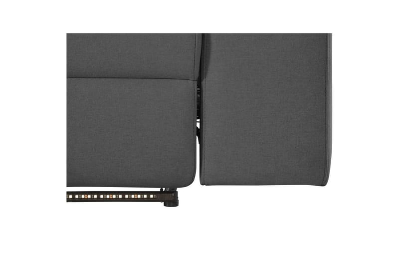 Hörnsoffa 3-sits Rayland Antracit, Sunday tyg, Vänster Elektrisk Fåtölj - Antracit, Sunday tyg, Vänster Elektrisk Fåtölj - Möbler - Soffa - Biosoffa & reclinersoffa